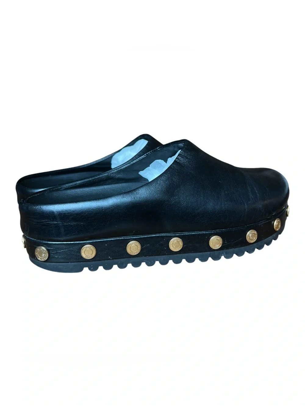 Tory Burch Leather Coin Studded Mule